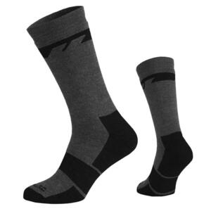 ALPINE MERINO SOCKS HEAVY EL14017-17-Cinder Grey