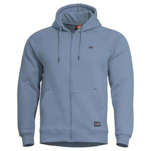 PHAETON HOOD ZIP SWEATER | K09021-ZIP-80-Dawn Blue