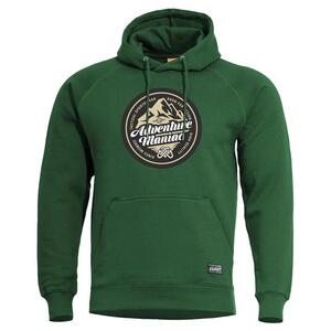 PHAETON HOOD SWEATER | K09021-AM-83-SpringBok Green