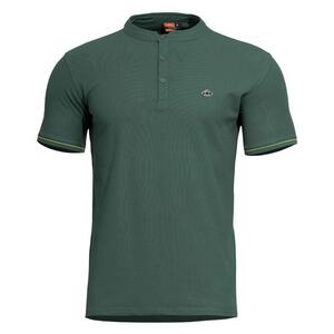 LEVANTES HENLEY T-SHIRT STRIPES K09025-STR-83-SpringBok Green