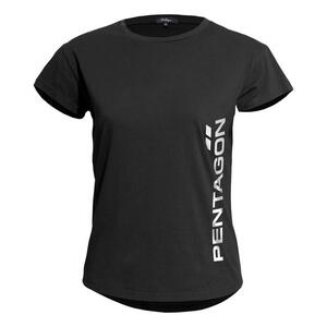 WHISPER LADIES TEE "PENTAGON VERTICAL" K09044-PV-01-Black