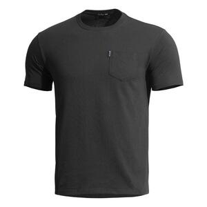 AGERON T-SHIRT WITH POCKET K09012-PO-01-Black