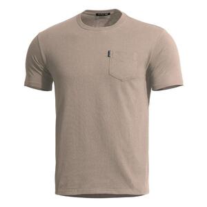 AGERON T-SHIRT WITH POCKET K09012-PO-04-Khaki