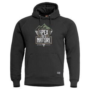 PHAETON HOOD SWEATER "APEX OF NATURE" | K09021-AN-01-Black