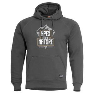 PHAETON HOOD SWEATER "APEX OF NATURE" | K09021-AN-17-Cinder Grey