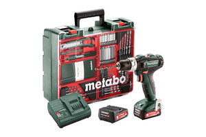 Metabo 12 Volt Impact Drill Driver Battery PowerMaxx SB 12 Set